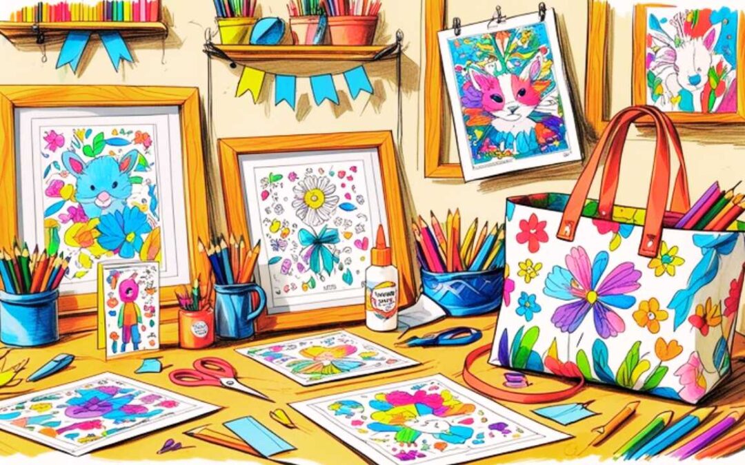 10 Maneiras Criativas de Usar Seus Desenhos para Colorir