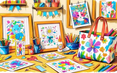 10 Maneiras Criativas de Usar Seus Desenhos para Colorir