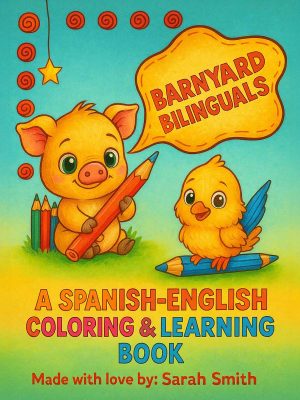Livro de Colorir Bilíngue: Animais da Fazenda PDF