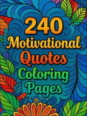 240 Frases Motivacionais em Inglês – Colorir PDF