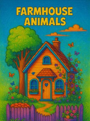 Meus Primeiros Animais da Fazenda – PDF para Pintar