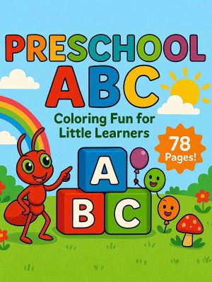 78 Páginas de Colorir Alfabeto para Educação Infantil PDF