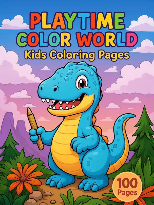 Mundo da Diversão – 100 Desenhos para Pintar em PDF
