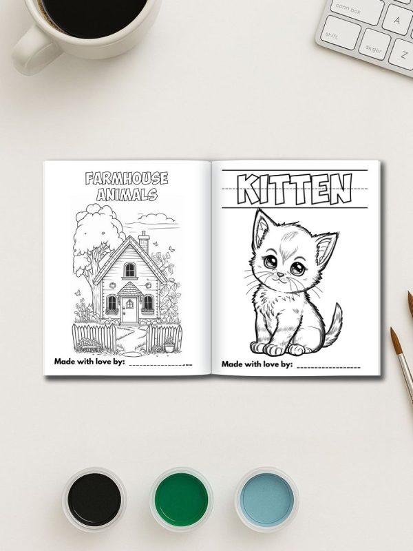 Meus Primeiros Animais da Fazenda – PDF para Pintar - Imagem 3