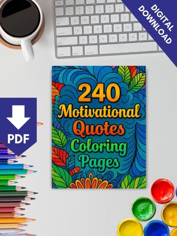 240 Frases Motivacionais em Inglês – Colorir PDF - Imagem 2