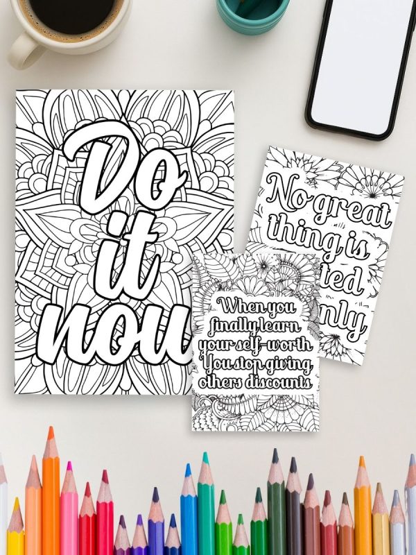 240 Frases Motivacionais em Inglês – Colorir PDF - Imagem 4