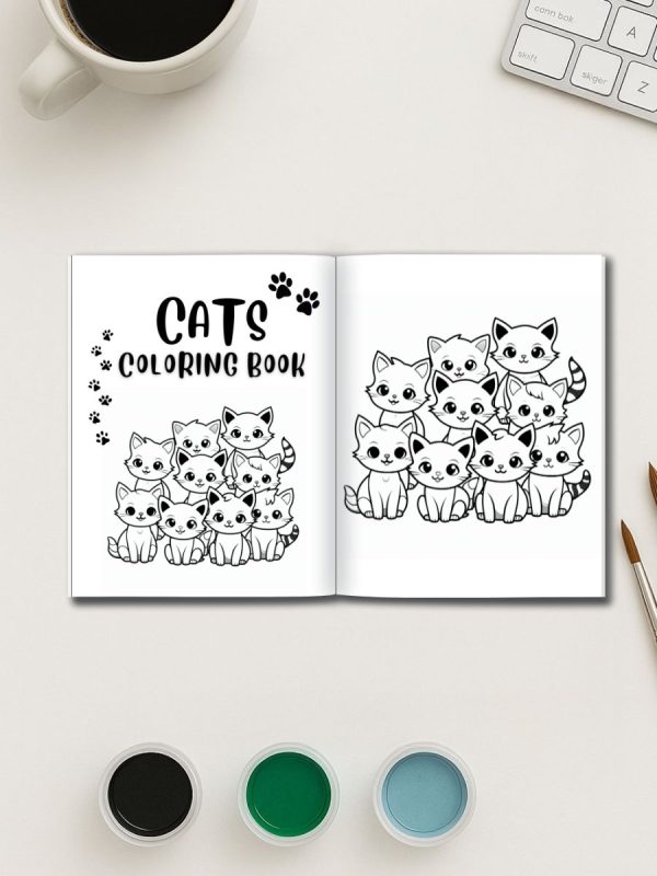 Aventuras do Gatinho – Grátis 21 Desenhos para Colorir PDF - Imagem 3