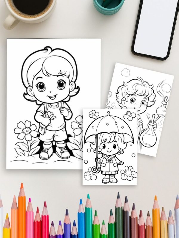 Pinte e Dê Risada – 100 Desenhos para Imprimir e Colorir - Imagem 4