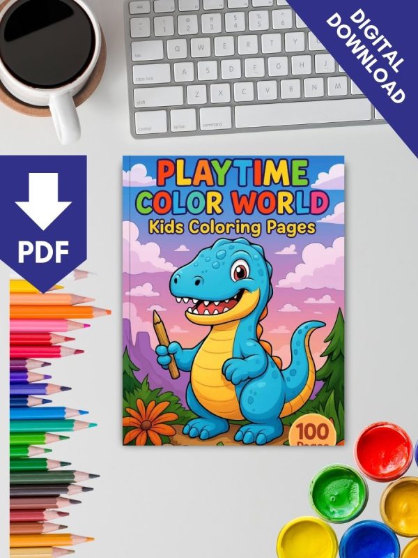 Mundo da Diversão – 100 Desenhos para Pintar em PDF - Imagem 2