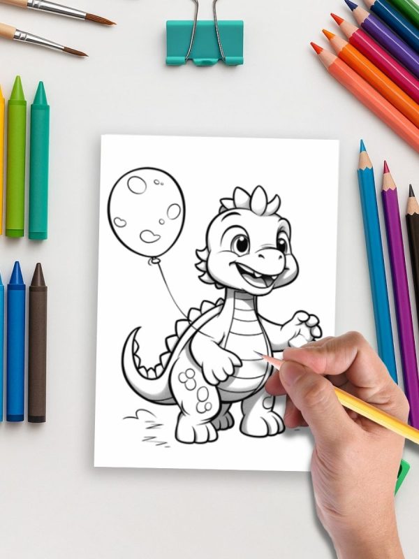 Mundo da Diversão – 100 Desenhos para Pintar em PDF - Imagem 5