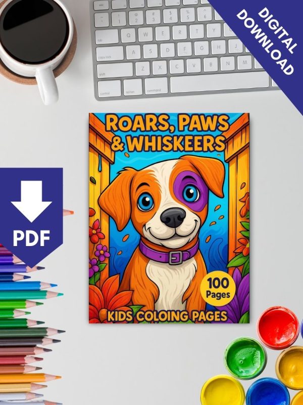 Rugidos, Patas e Bigodes – 100 Desenhos de Animais PDF - Imagem 2