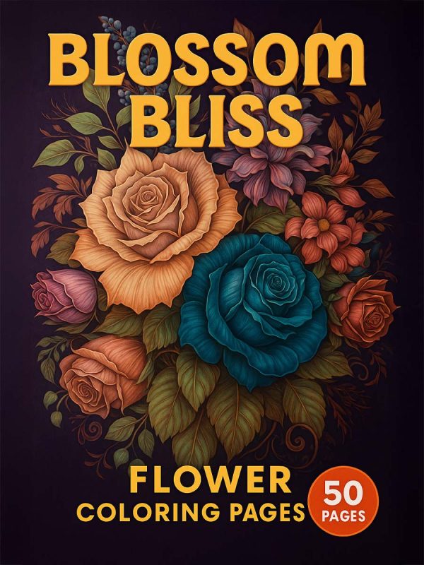 Felicidade em Flores – 50 Novos Desenhos PDF (Vol. 2)