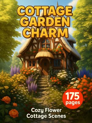 Encanto do Jardim de Campo – 175 Desenhos Colorir PDF