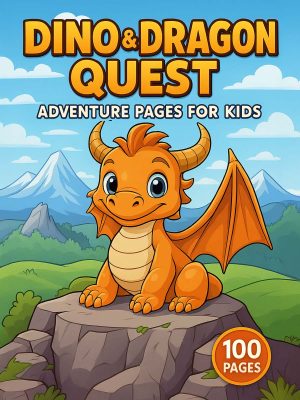 Aventura dos Dinos & Dragões – 100 Desenhos em PDF