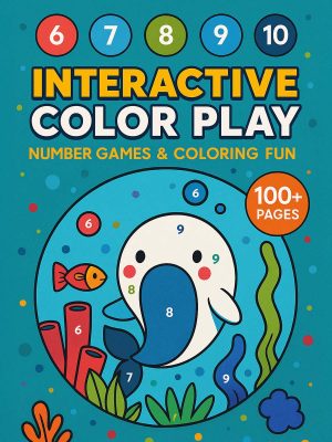 Livro PDF com 100 Figuras Prontas para Imprimir e Colorir