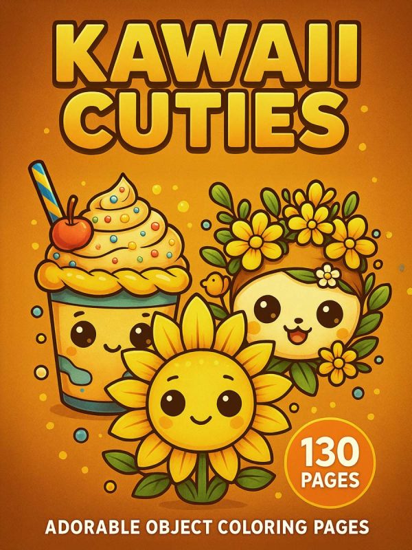Fofurinhas Kawaii – 130 Desenhos do Dia a Dia para Pintar