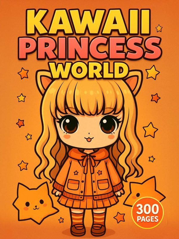 300 Desenhos de Princesas kawaii e Meninas Fofas PDF
