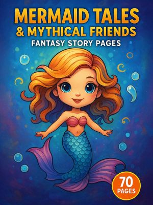 70 Desenhos de Sereias e Histórias Fantásticas Colorir PDF