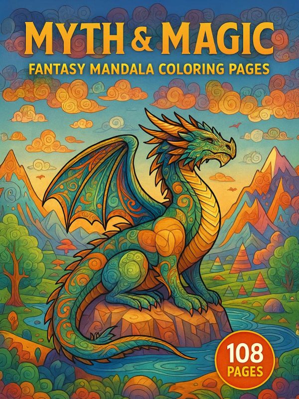 Mito e Magia – 108 Desenhos Mandala de Fantasia PDF