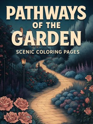 Caminhos do Jardim – 25 Desenhos Grátis para Pintar PDF