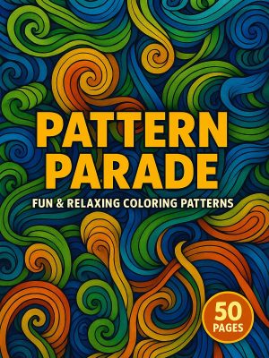 50 Padrões Divertidos e Relaxantes em PDF para Colorir