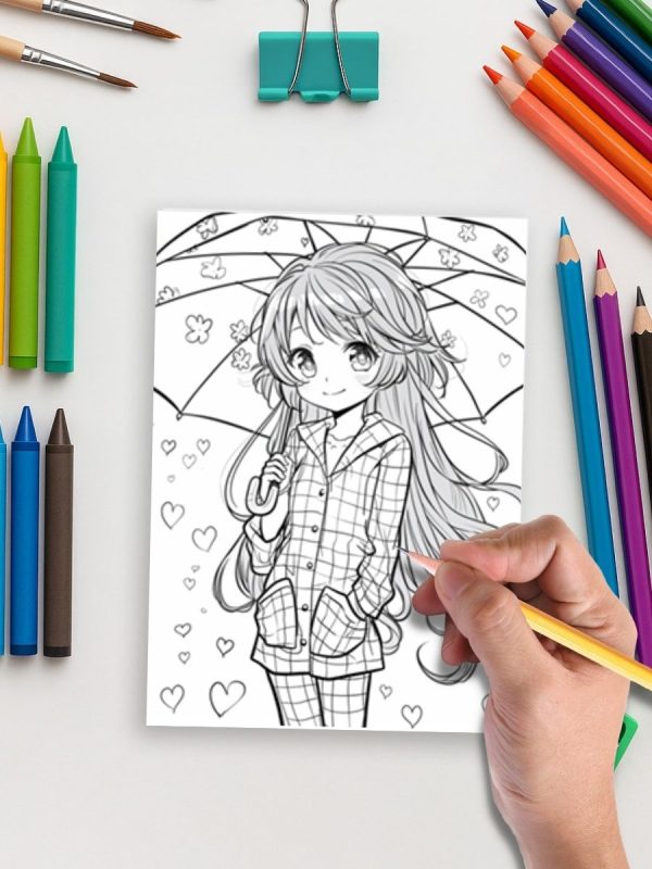 500 Desenhos de Colorir para Meninas e Adolescentes PDF - Imagem 5