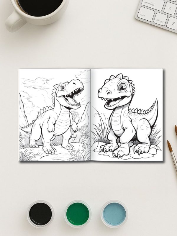 Aventura dos Dinos & Dragões – 100 Desenhos em PDF - Imagem 3