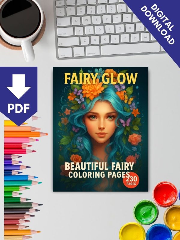 230 Desenhos de Fadas Encantadas em PDF para Imprimir - Imagem 2