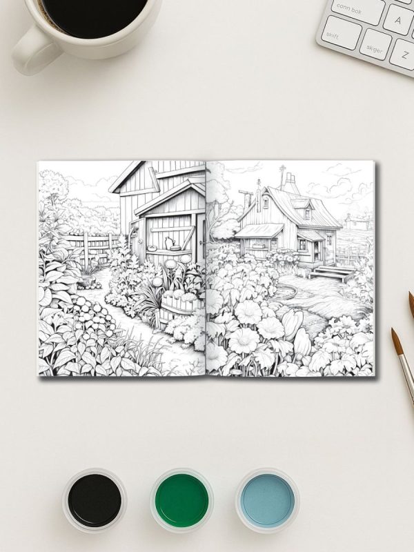 Jardim do Fazendeiro – 125 Desenhos Vida Campestre PDF - Imagem 3