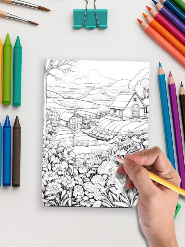 Jardim do Fazendeiro – 125 Desenhos Vida Campestre PDF - Imagem 5