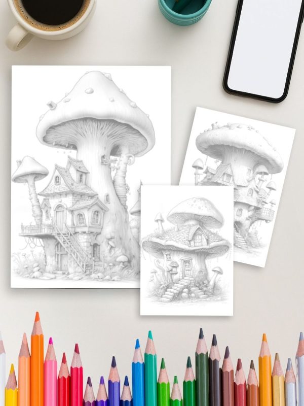 Casinhas Cogumelo – 75 Desenhos de Casas Encantadas PDF - Imagem 4