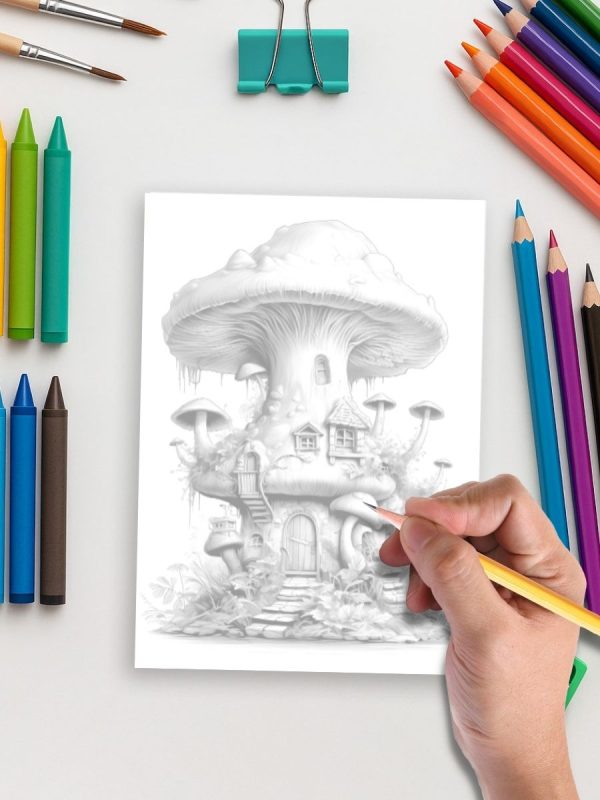 Casinhas Cogumelo – 75 Desenhos de Casas Encantadas PDF - Imagem 5
