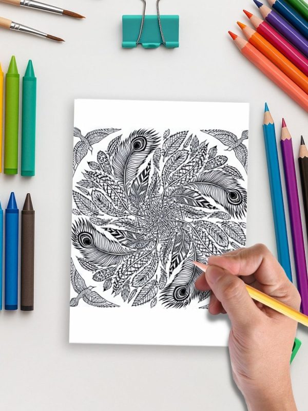 Calma da Natureza – 135 Desenhos de Paisagens para Colorir - Imagem 5