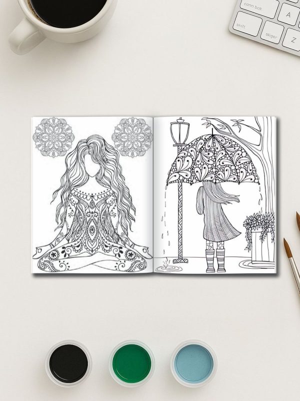 Reflexões Interiores – 75 Cenas Mandala em PDF para Pintar - Imagem 3