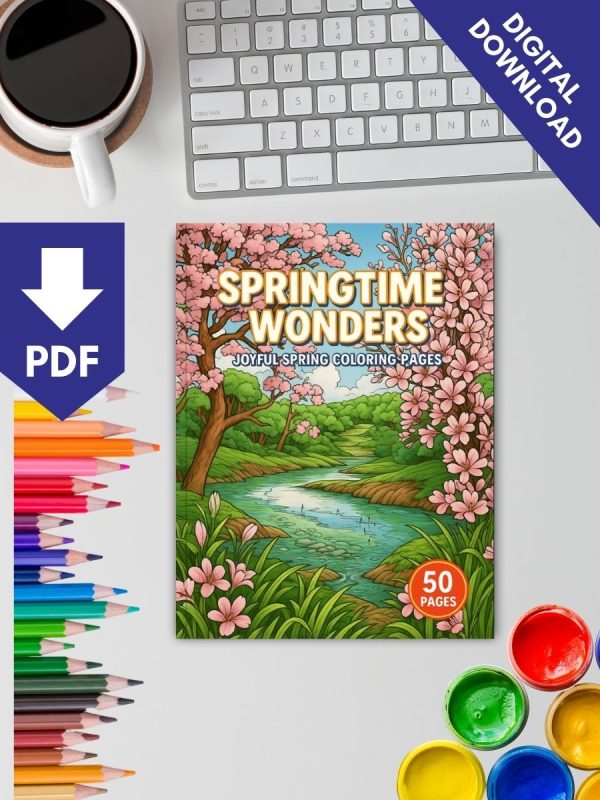 Primavera – 50 Desenhos Alegres Prontos para Imprimir PDF - Imagem 2