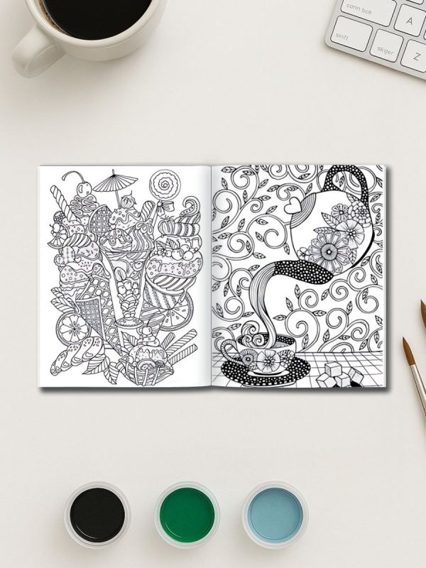 115 Desenhos Mandala de Comidas e Frutas Pintar PDF - Imagem 3