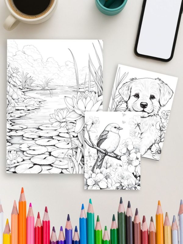 Primavera – 50 Desenhos Alegres Prontos para Imprimir PDF - Imagem 4