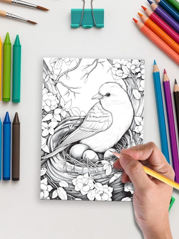 Primavera – 50 Desenhos Alegres Prontos para Imprimir PDF - Imagem 5