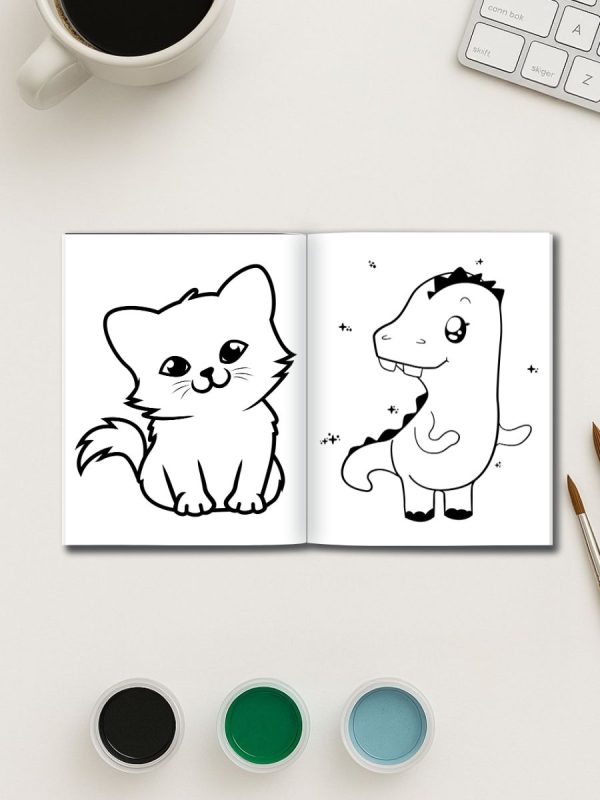 Amigos Animais – 65 Desenhos Fofos para Pintar PDF - Imagem 3