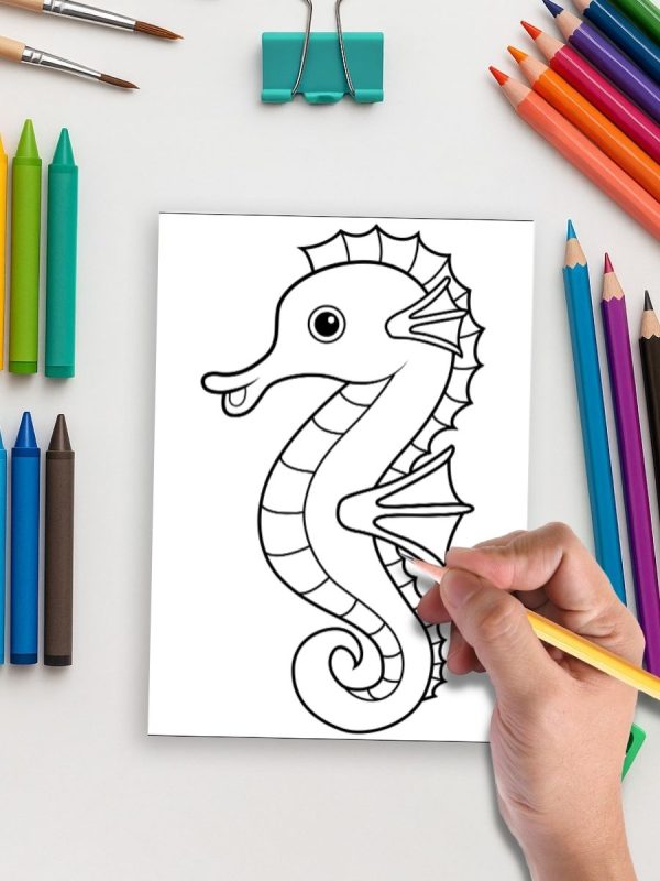 Amigos Animais – 65 Desenhos Fofos para Pintar PDF - Imagem 5