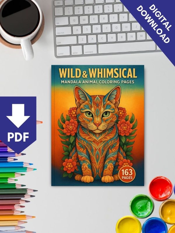 163 Desenhos Mandala de Animais para Baixar em PDF - Imagem 2