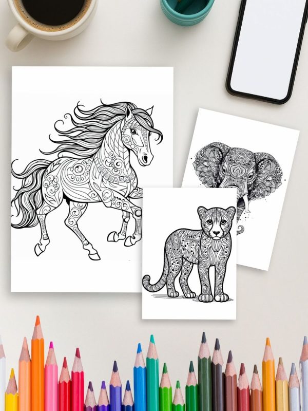 163 Desenhos Mandala de Animais para Baixar em PDF - Imagem 4