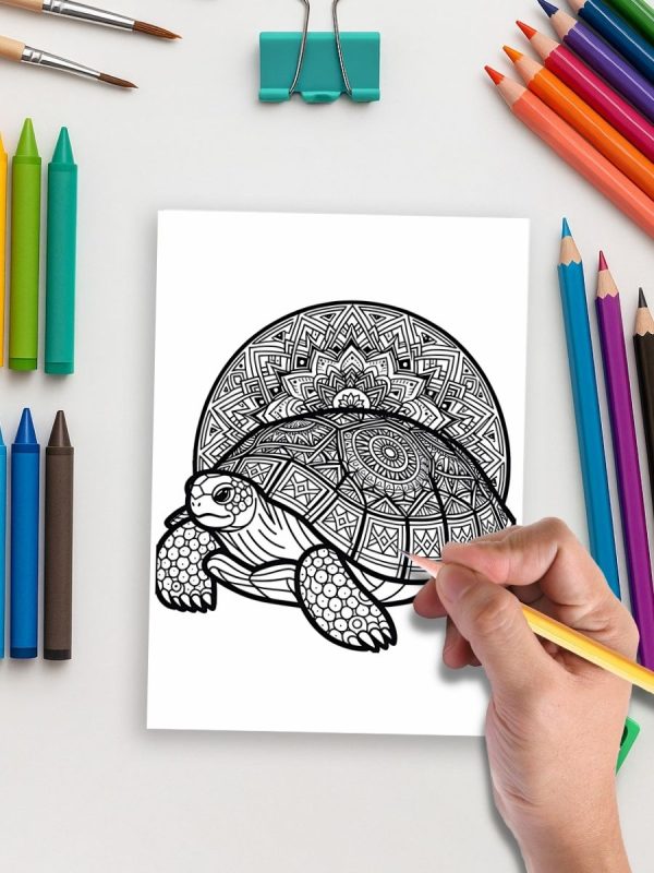 163 Desenhos Mandala de Animais para Baixar em PDF - Imagem 5