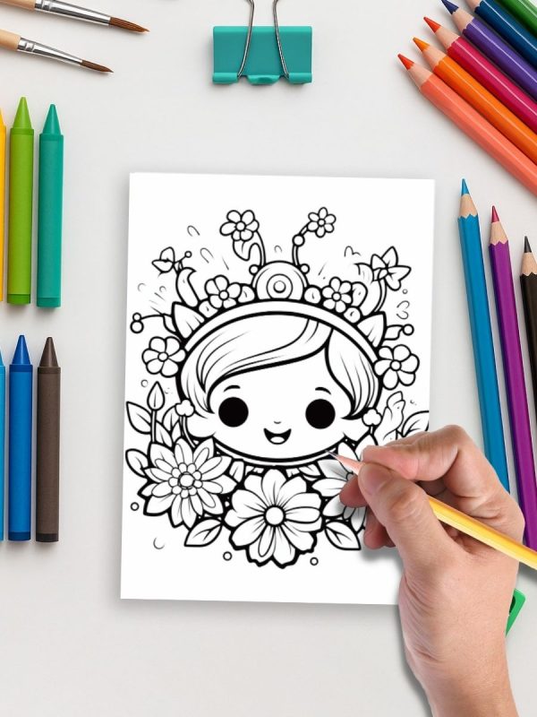 Fofurinhas Kawaii – 130 Desenhos do Dia a Dia para Pintar - Imagem 5