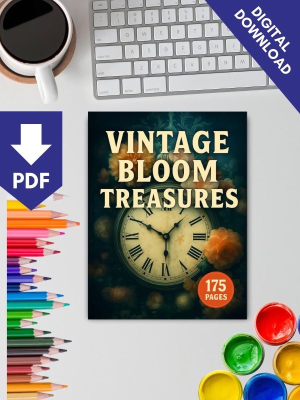 Tesouros Florais Vintage – 175 Desenhos Antigos em PDF - Imagem 2
