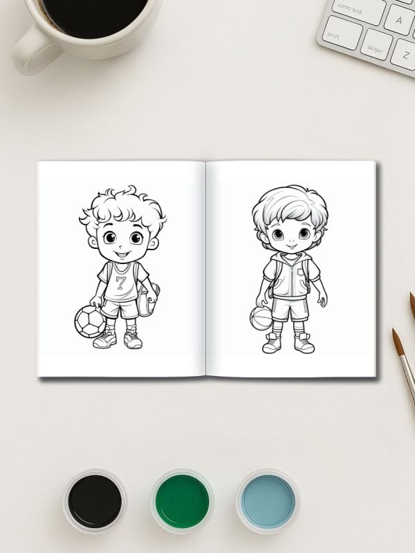 141 Desenhos de Esportes e Atividades para Crianças PDF - Imagem 3
