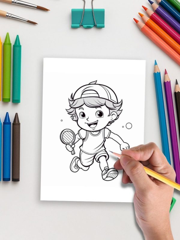 141 Desenhos de Esportes e Atividades para Crianças PDF - Imagem 5