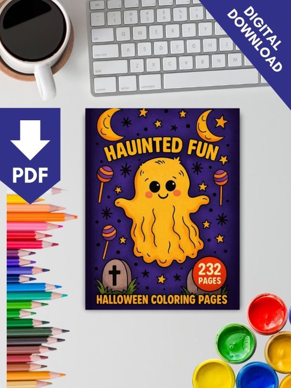 232 Desenhos de Halloween para Colorir PDF Todas as Idades - Imagem 2