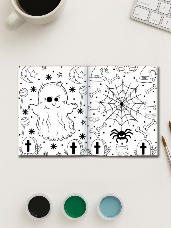 232 Desenhos de Halloween para Colorir PDF Todas as Idades - Imagem 3