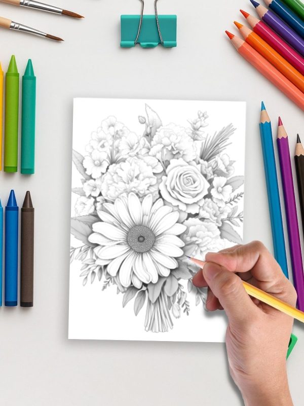 Felicidade em Flores – 50 Novos Desenhos PDF (Vol. 2) - Imagem 5
